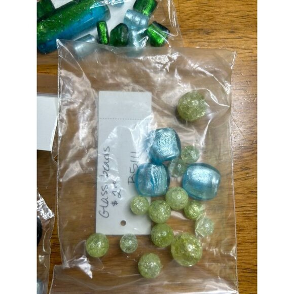 Assorted Glass Beads & Metallic Beads Collection For Jewelry Making - Picture 3 of 10